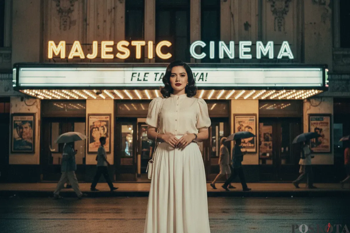 Hasil edit foto gaya retro vintage pakai prompt Gemini AI. (Sumber: Gemini AI)