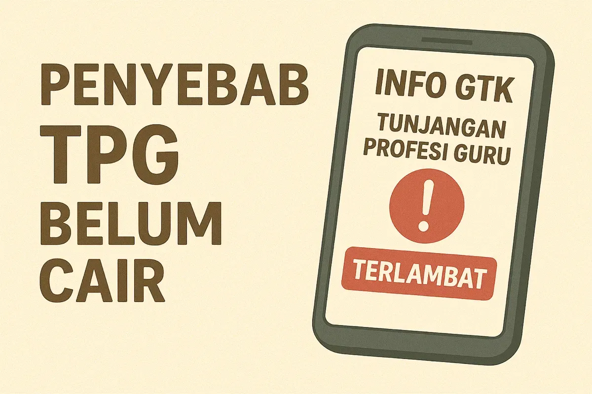 Ilustrasi pencairan Tunjangan Profesi Guru (TPG). (Sumber: Poskota/ChatGPT)