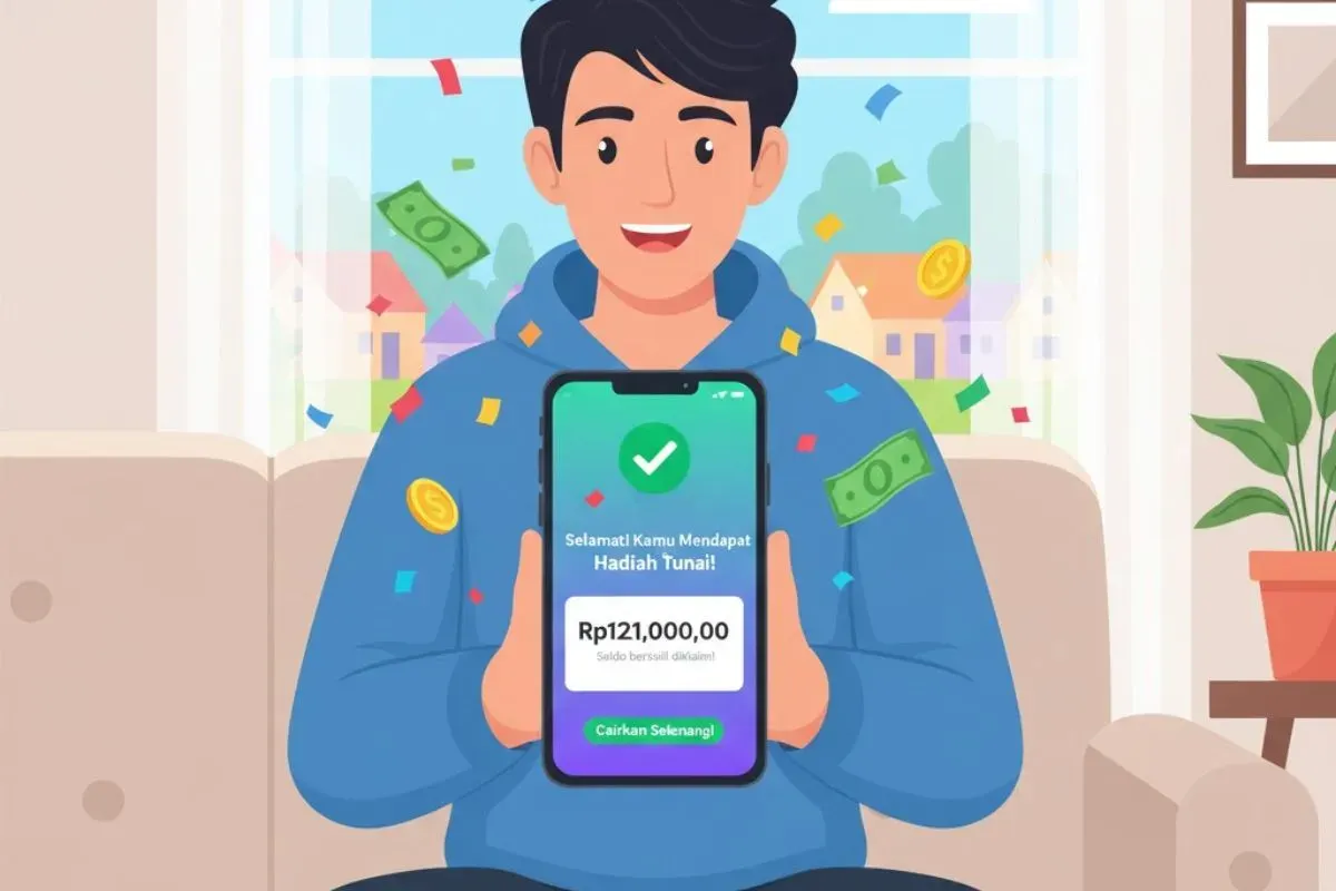 Trik mendapatkan saldo DANA gratis cuma scroll video setiap hari. (Sumber: Istimewa)