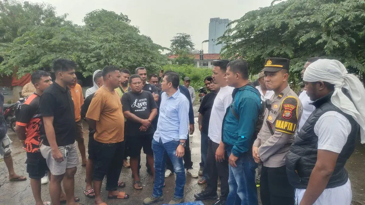 Konflik dua kelompok masyarakat menyebabkan seorang pengacara mengalami luka tembak di kawasan Tanah Abang, Jakarta Pusat, Rabu, Selasa, 28 Oktober 2025. (Sumber: Dok Polres Metro Jakarta Pusat)