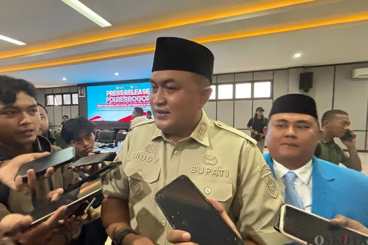 Bupati Bogor, Rudy Susmanto. (Sumber: Poskota/Giffar Rivana)