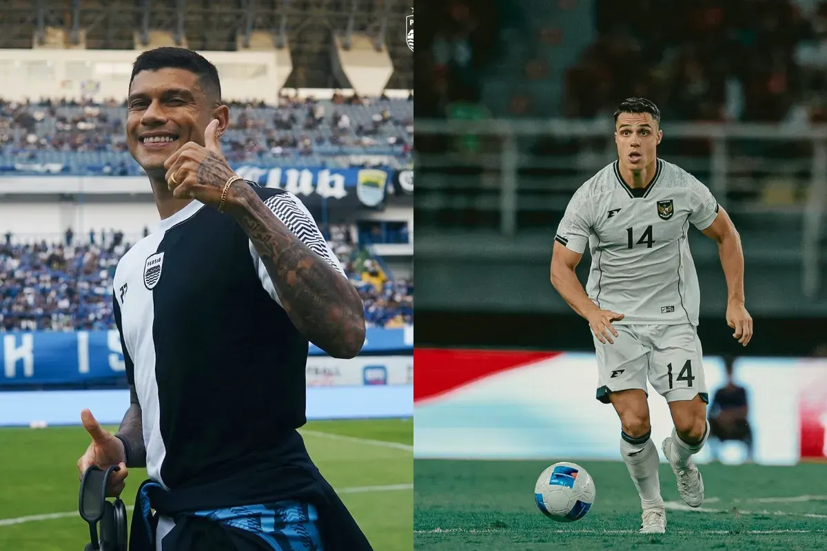 Potret Ciro Alves (kiri) dan Joey Pelupessy (kanan) yang dirumorkan bergabung dengan Persib Bandung di putaran kedua Super League 2025/2026. (Sumber: Instagram/Persib dan Joey Pelupessy)