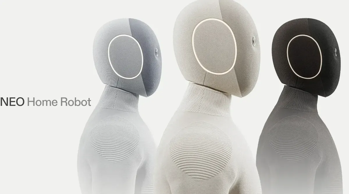 Neo, robot humanoid buatan 1X Technologies yang didukung OpenAI, dirancang untuk membantu pekerjaan rumah dan berinteraksi layaknya manusia. (Sumber: Dok/1x.tech)