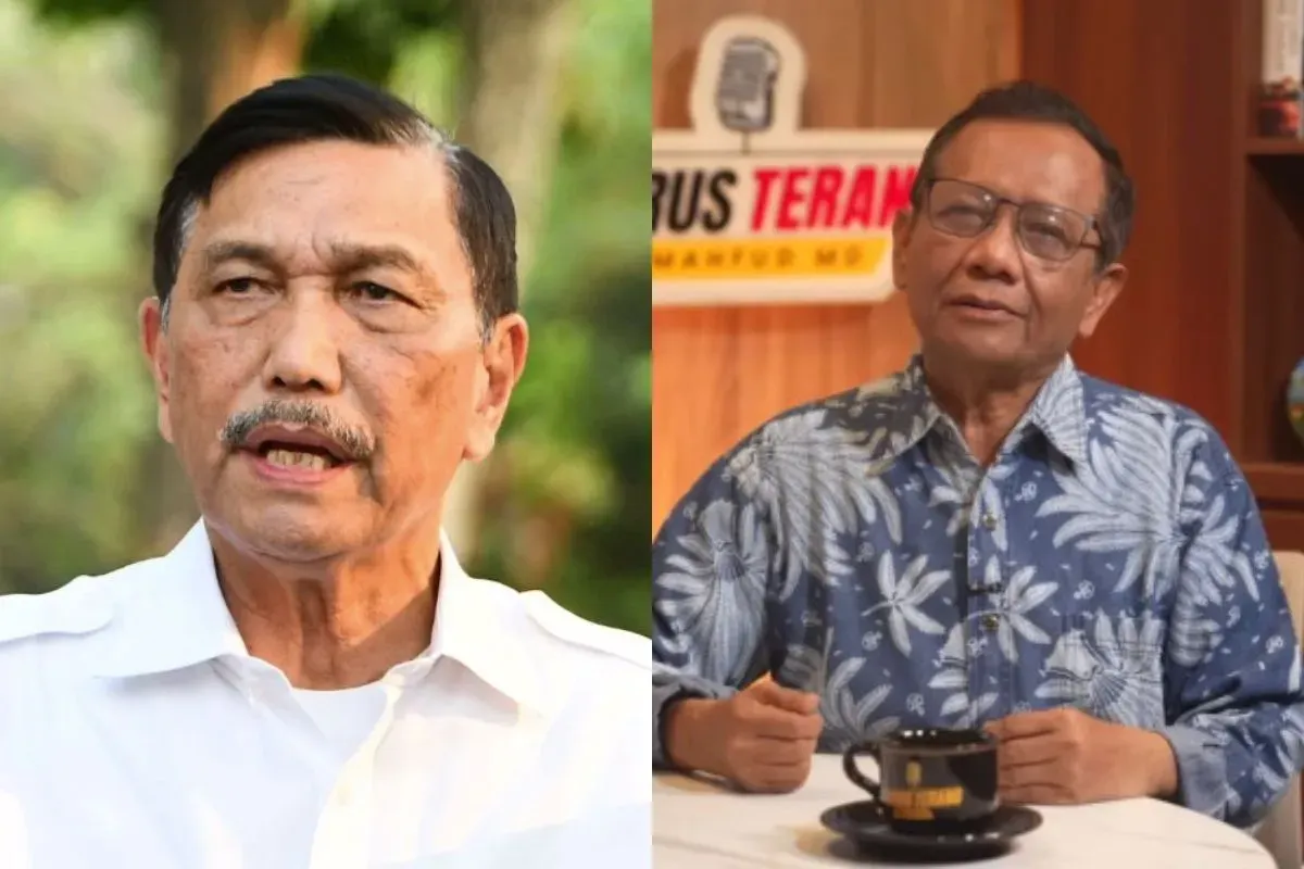 Mahfud MD ragu Luhut Binsar Pandjaitan terlibat dugaan korupsi proyek kereta cepat, ini alasannya. (Sumber: Istimewa)