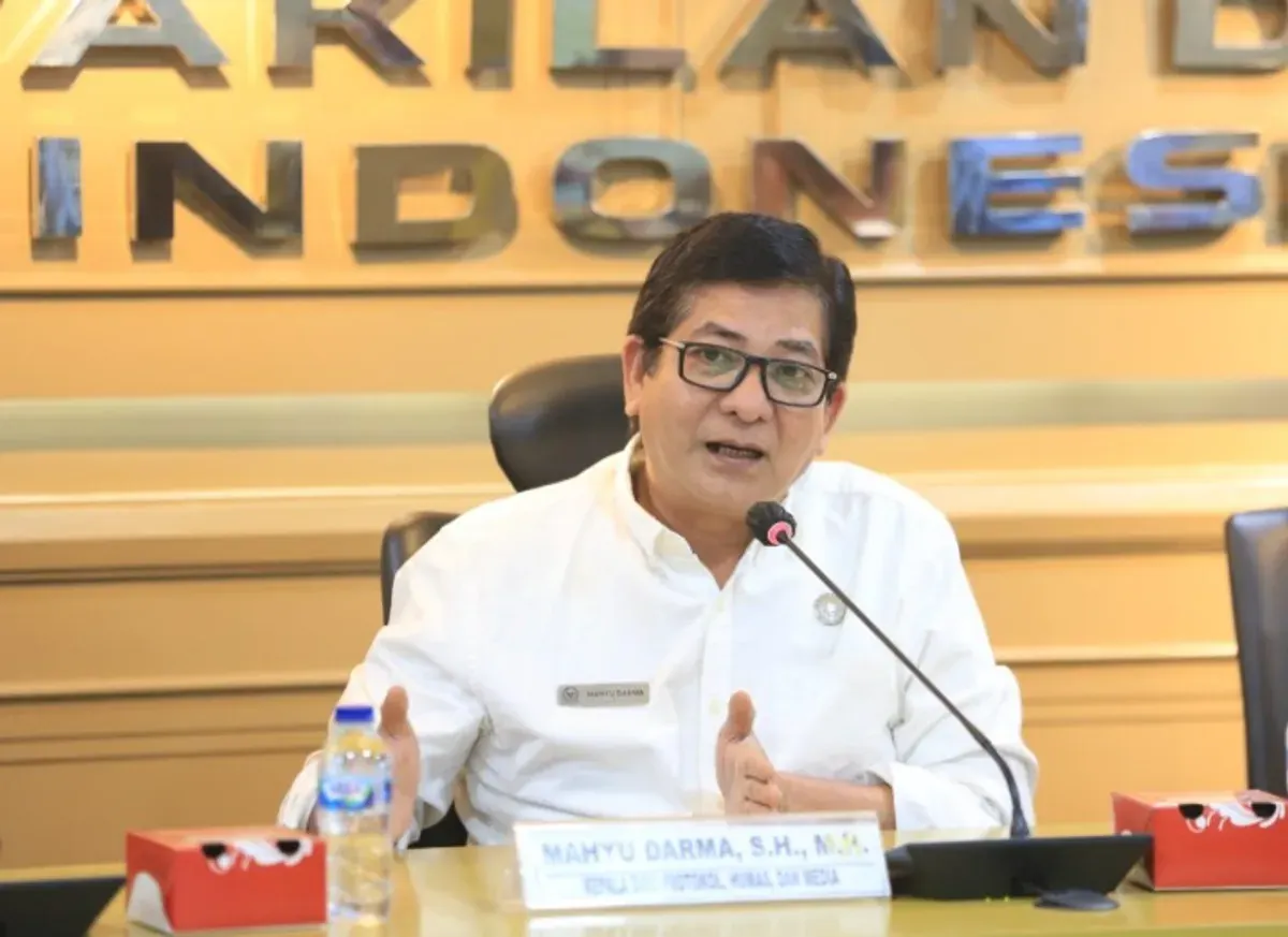 Kepala Biro Protokol Humas dan Media Setjen DPD RI, Mahyu Darma. (Sumber: Istimewa)