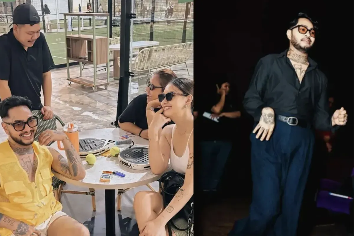 Onadio Leonardo terlihat santai bermain padel bersama sang istri, Beby Leonardo, sebelum kabar penangkapannya mencuat ke publik. (Sumber: Instagram/@onadioleonardo_official)