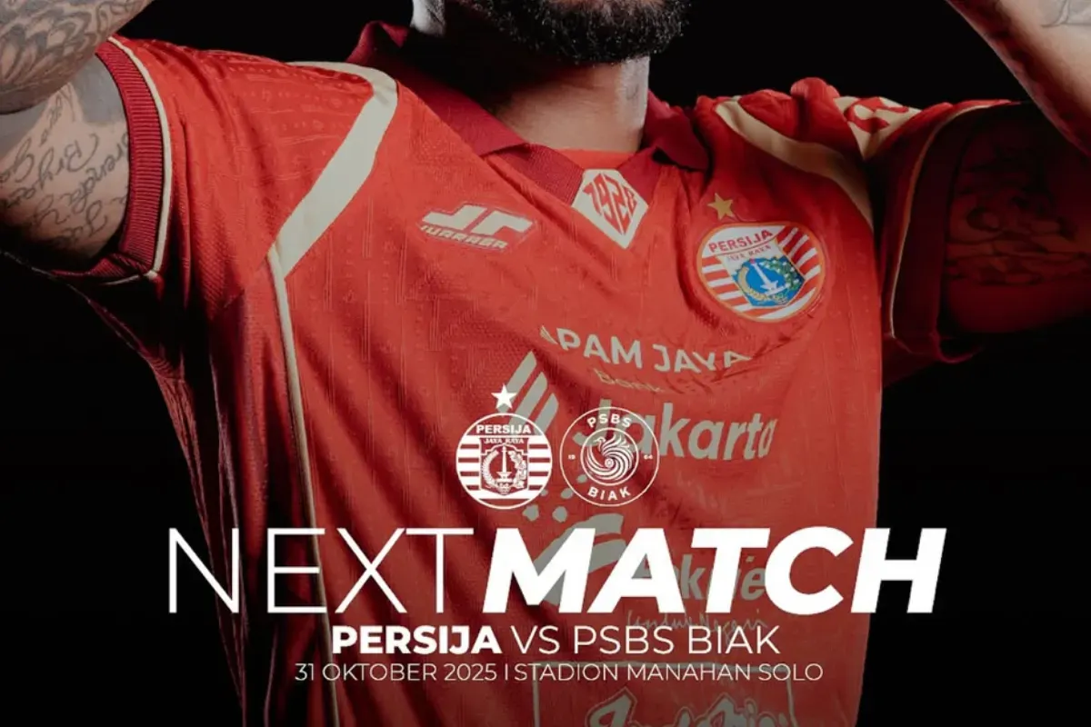Ilustrasi link live streaming Persija Jakarta vs PSBS Biak. (Sumber: Instagram/Persija)