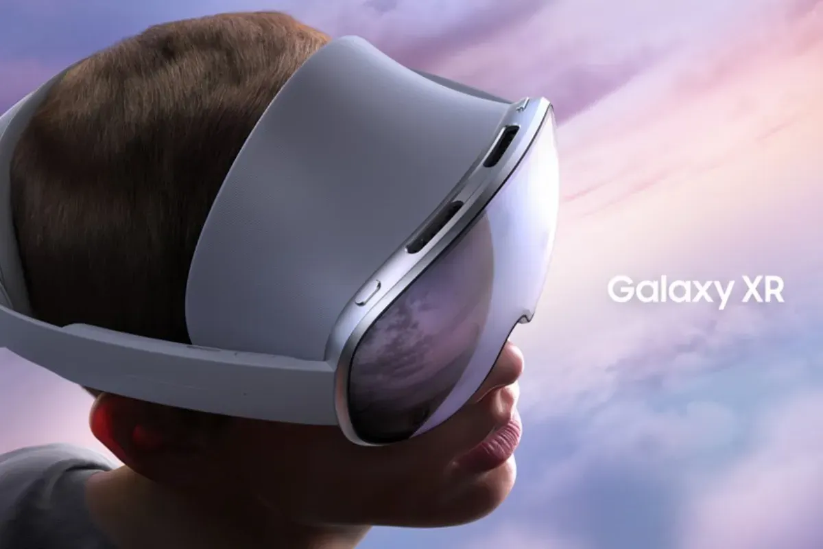 Ilustrasi Samsung Galaxy XR, kolaborasi Samsung dan Google. (Sumber: Samsung)