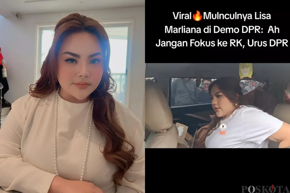 Aksi Lisa Mariana Ikut Demo dan Semangati Masyarakat: Fokus ke DPR, Jangan Mau Ditindas! (Sumber: Instagram/lisamarianaaa dan Instagram/mediasi_channel)