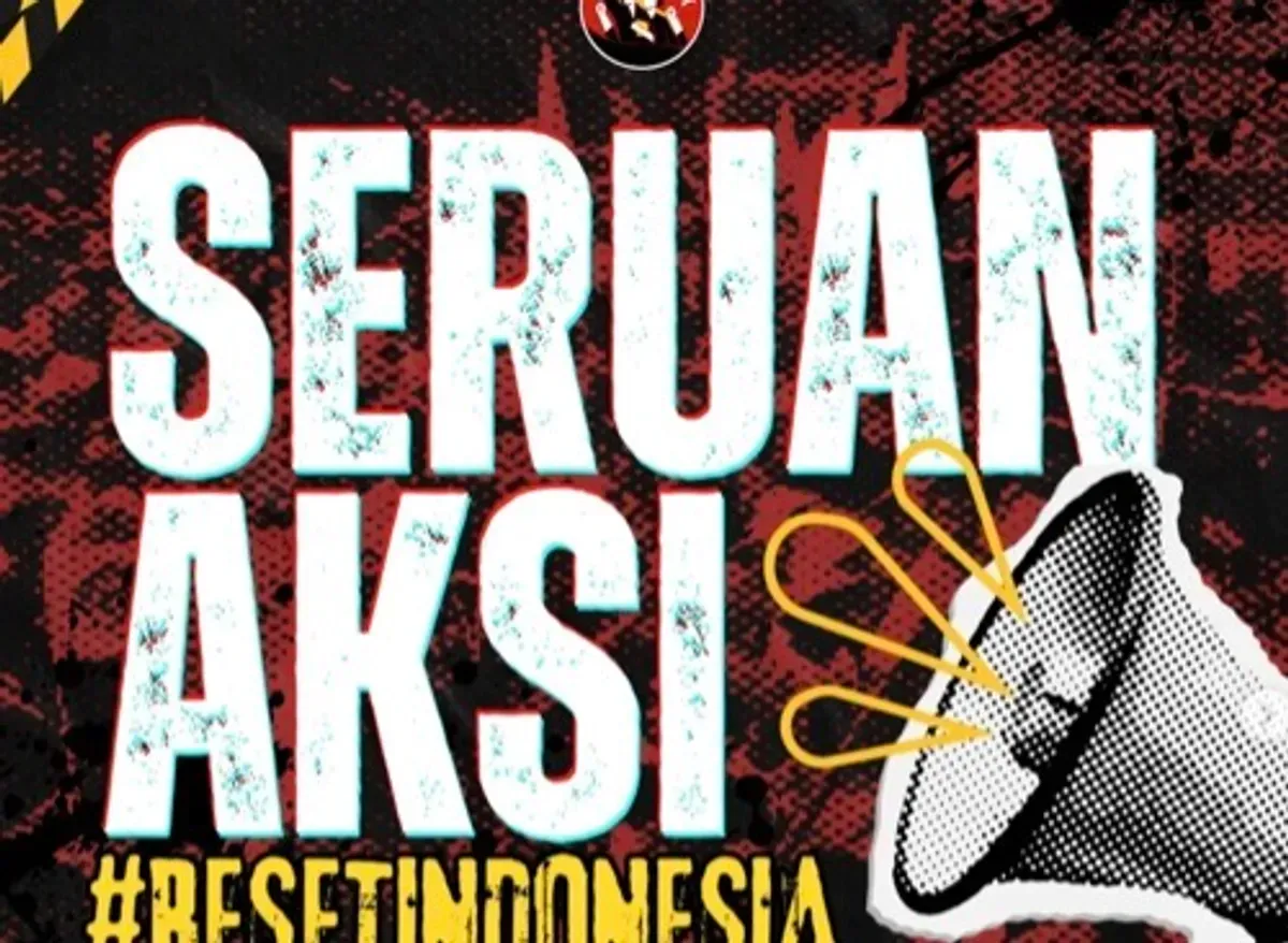 Aksi demo di Jakarta hari ini (Sumber: Instagram @gemarak)