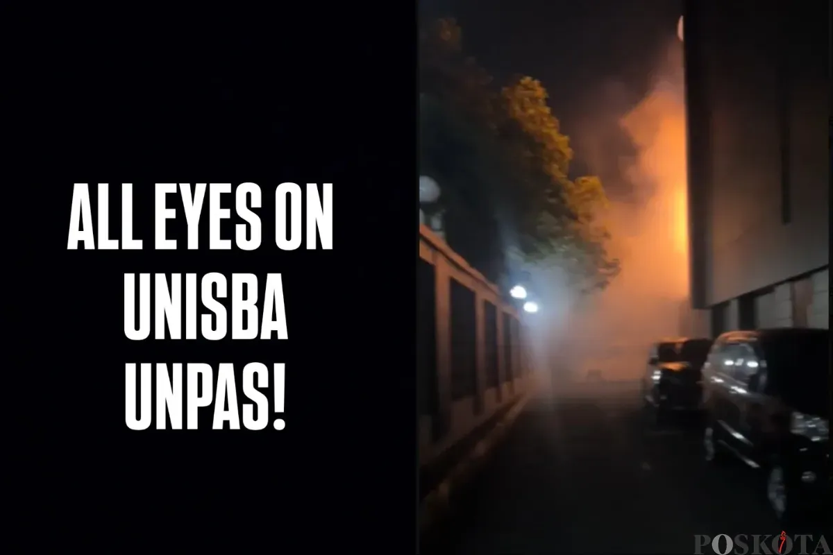 Viral Seruan All Eyes On Unisba Unpas Buntut Penembakan Gas Air Mata dan Peluru Karet Dini Hari Tadi (Sumber: Instagram/kolektifa dan X/@_KierkegaardS)
