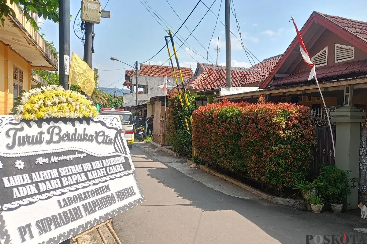 Rumah duka korban tabrak lari di Kecamatan Leuwiliang, Kabupaten Bogor, Selasa, 2 September 2025. (Sumber: Poskota/Giffar Rivana)