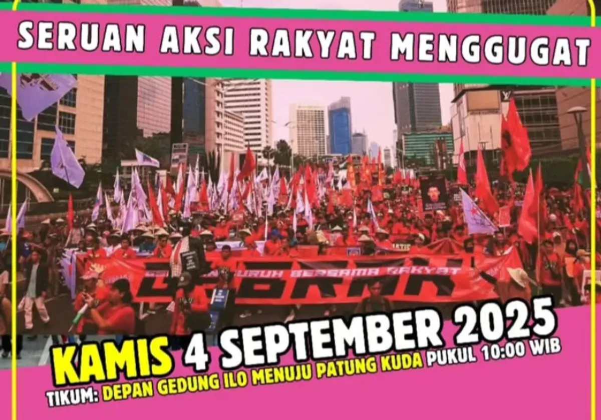 Info demo Kamis, 4 September 2025 (Sumber: Instagram @kabarburuh)