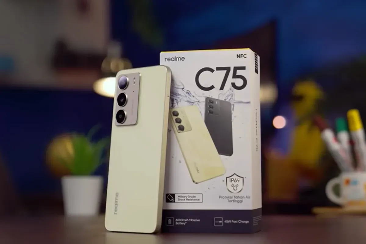 Spesifikasi dan Harga Realme C75 (Sumber: YouTube/GadgetIn)