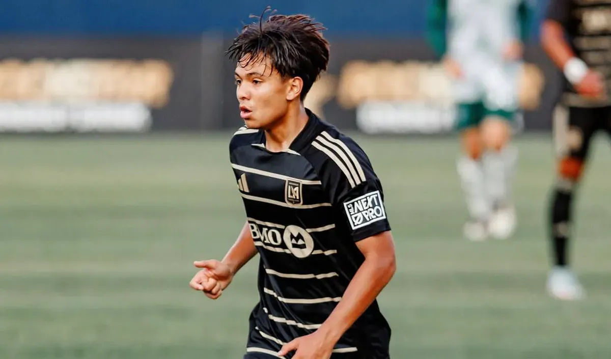 Klub Major League Soccer (MLS), Los Angeles FC (LAFC), mengumumkan bahwa Adrian Wibowo dipanggil untuk membela Timnas Indonesia. (Sumber: Instagram/@lafc_2)