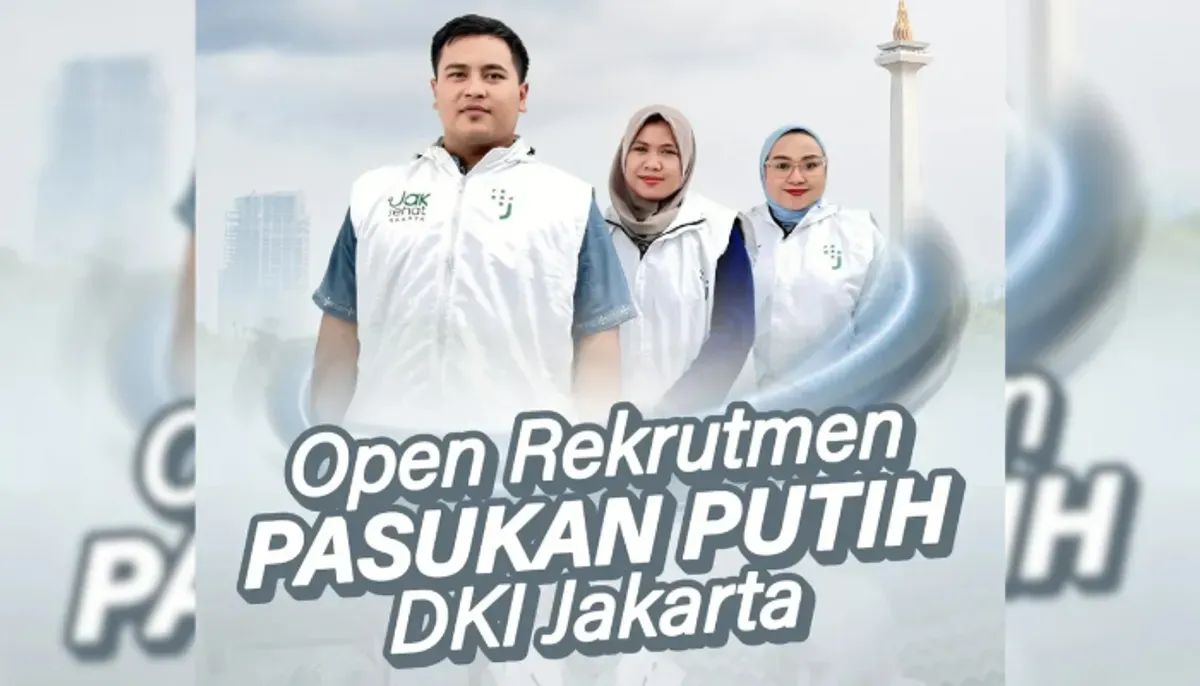 Rekrutmen Pasukan Putih Jakarta 2025 resmi dibuka. (Sumber: Instagram/@dinkesdki)