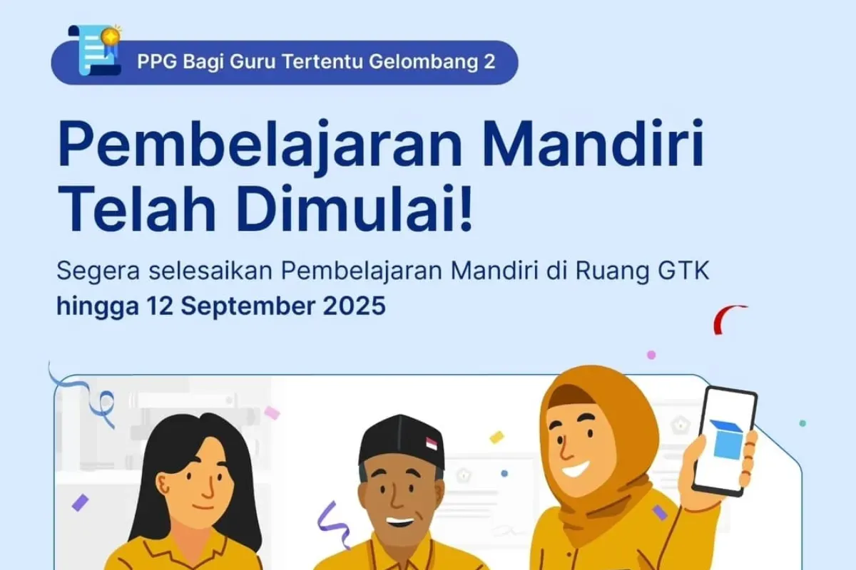 Ilustrasi PPG Guru Tertentu 2025. (Sumber: Instagram/ppgkemendikdasmen)