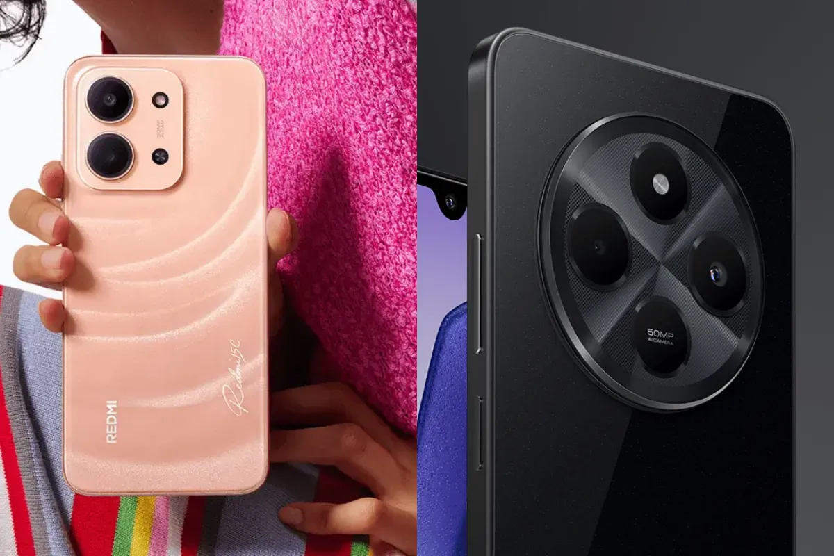 Perbandingan Redmi 15 C dan Redmi 14 C. (Sumber: Xiaomi)