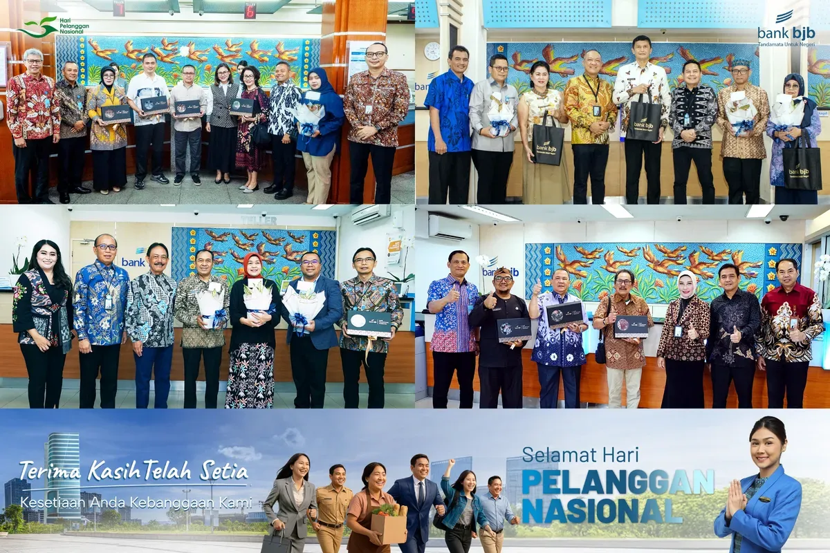 Hari Pelanggan Nasional (Harpelnas) 2025 menjadi momentum bagi bank bjb untuk semakin memperkuat hubungan dengan nasabah. (Sumber: Dok. bank bjb)