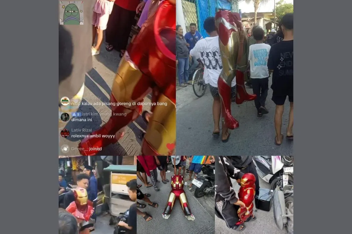Ini harga patung Iron Man Sahroni bernilai ratusan juta (Sumber: X/@tanyarlfes)