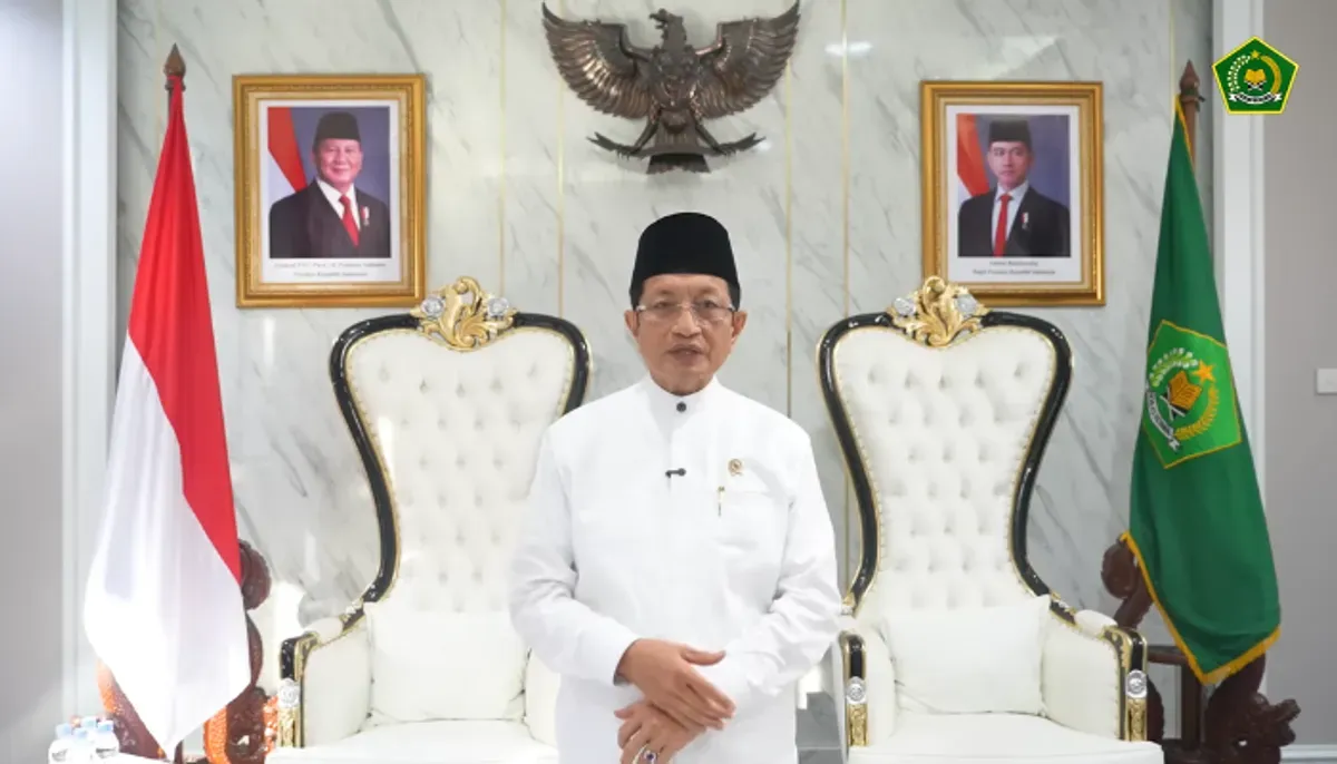 Permintaan maaf Nasaruddin Umar dan penjelasannya soal komitmen negara yang wajib hadir untuk kesejahteraan para pendidik. (Sumber: Dok. Kemenag)