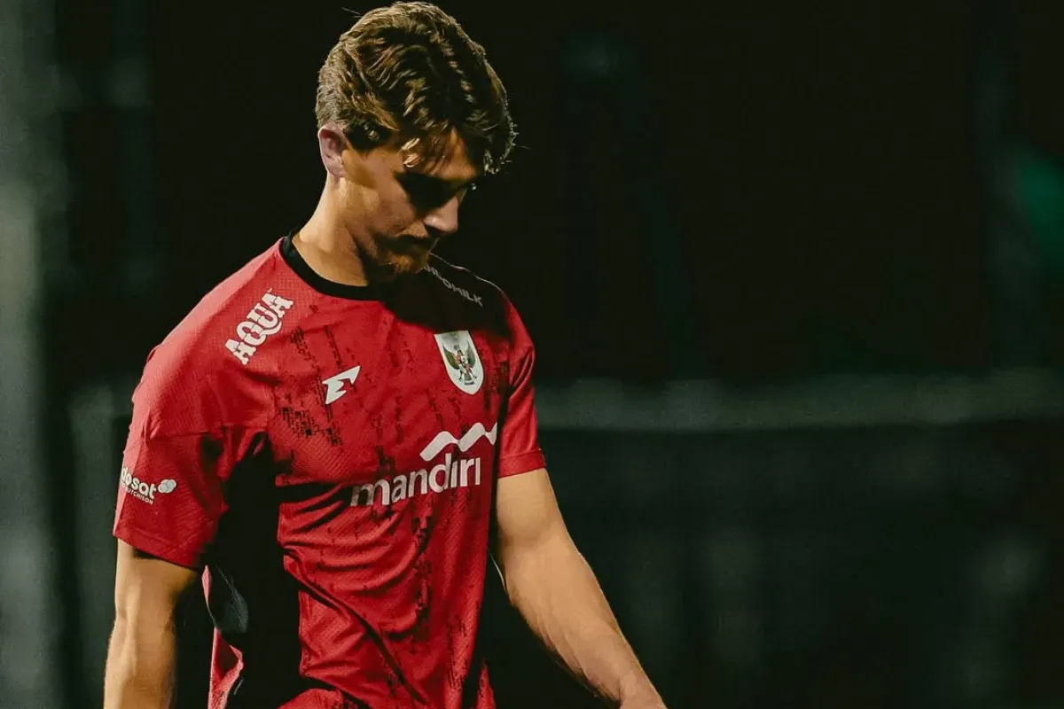 Potret pemain Timnas Indonesia, Mauro Zijlstra. (Sumber: X/@gilabola_ina)