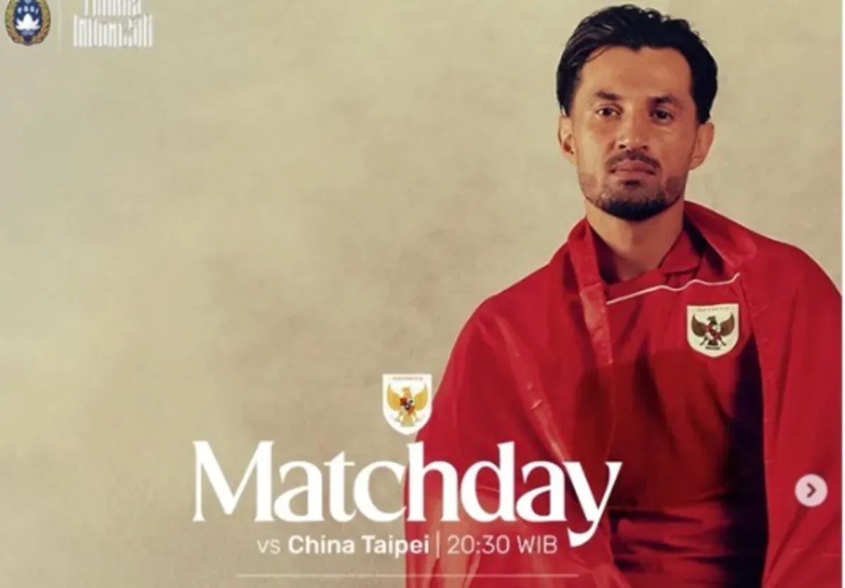 Jadwal live streaming Timnas Indonesia vs Chinese Taipei di FIFA Matchday (Sumber: Instagram @timnasindonesia)