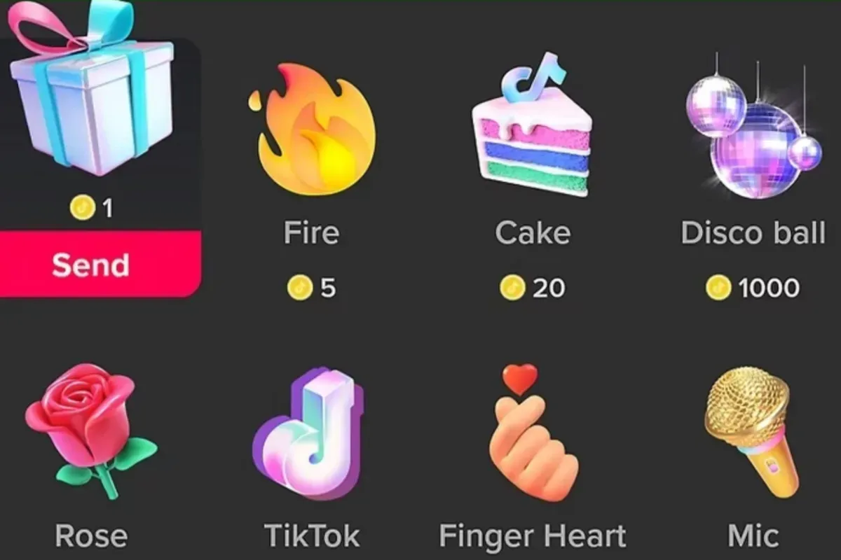 Ilustrasi TikTok Gift. (Sumber: WikiHow)