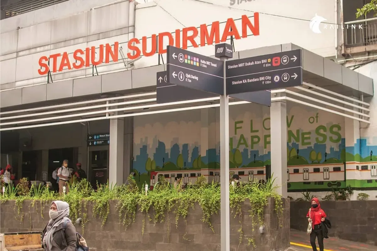 Stasiun Sudirman. (Sumber: Instagram/@kabandararailink)