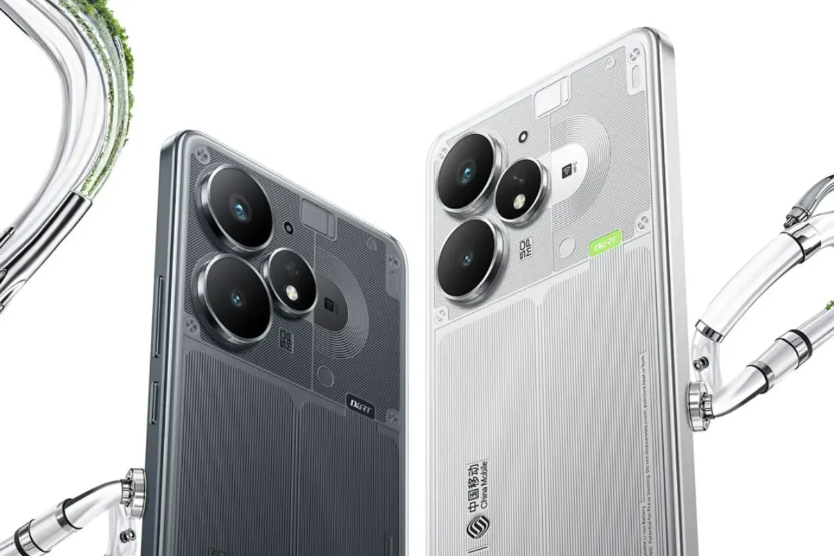 Tampilan desain HP Realme Neo 7 Turbo AI Edition. (Sumber: gizmochina)