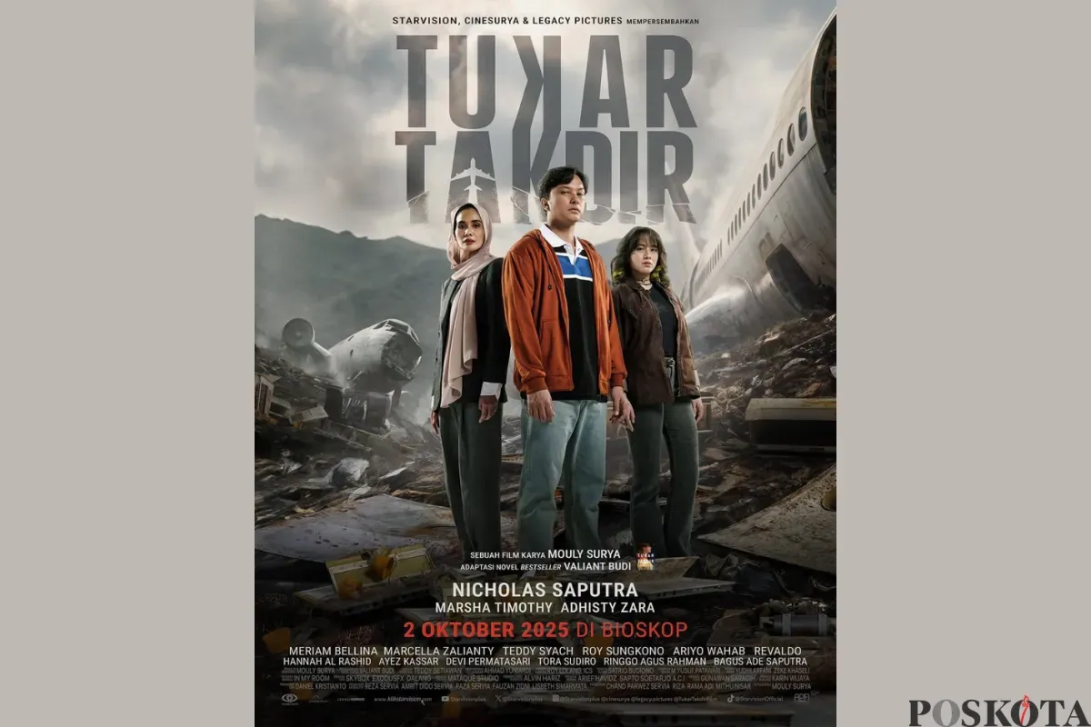 Jadwal Tayang Film Tukar Takdir yang Dibintangi Nicholas Saputra (Sumber: Instagram/tukartakdirfilm)
