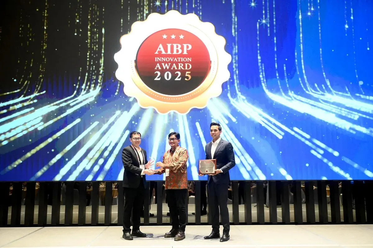 Layanan digital bagi pelaku UMKM milik bank bersandi saham BMRI Ini dinobatkan sebagai Best Transformation Project for Open Category in Indonesia dalam ajang Enterprise Innovation Awards 2025. (Sumber: Dok. Bank Mandiri)