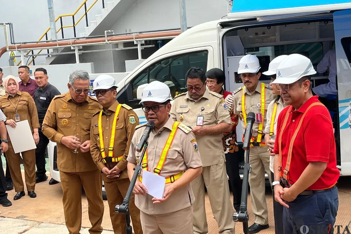 Gubernur Jakarta, Pramono Anung di IPA Pesanggrahan, Jakarta Selatan, Selasa, 9 September 2025. (Sumber: Poskota/Muhammad Tegar Jihad)
