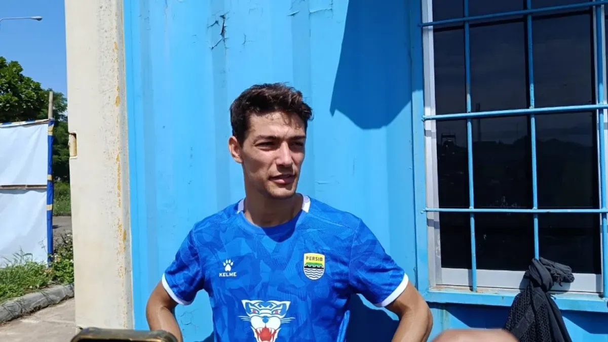 Federico Barba saat sesi latihan bersama Persib Bandung jelang BRI Super League 2025/2026. (Sumber: Dok/Ileague)
