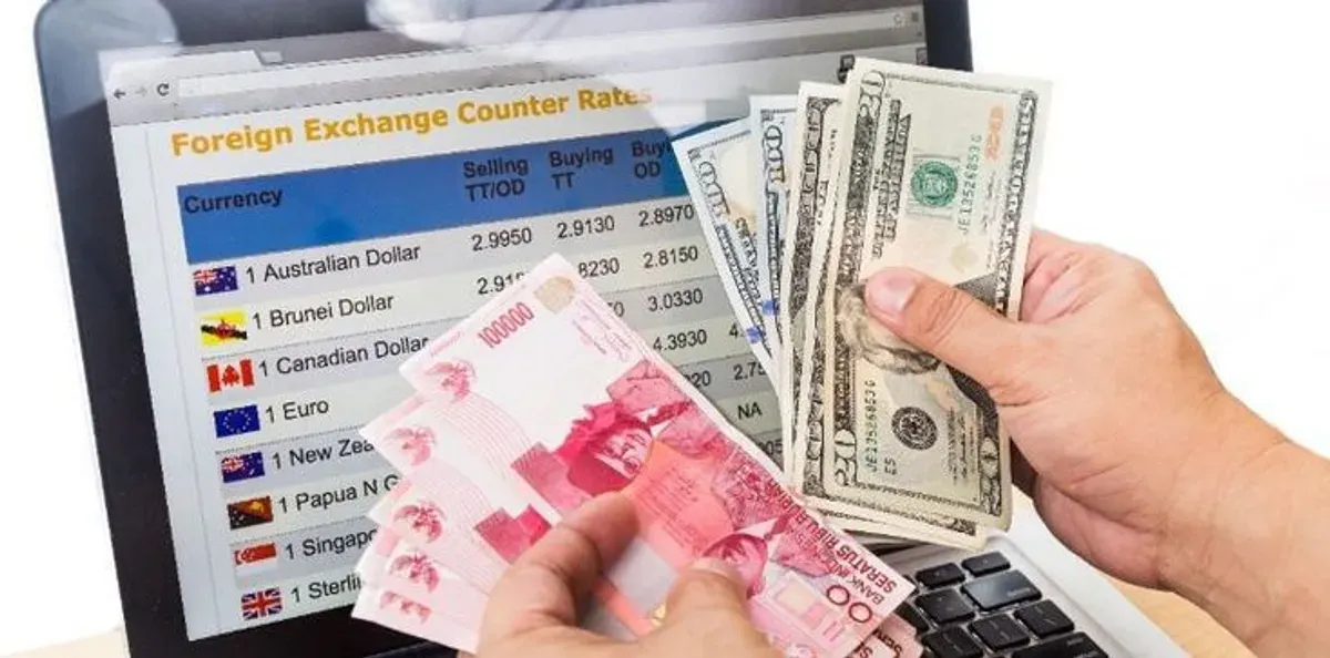 Nilai tukar rupiah terhadap dolar AS di pasar keuangan pada September 2025. (Sumber: Pinterest)