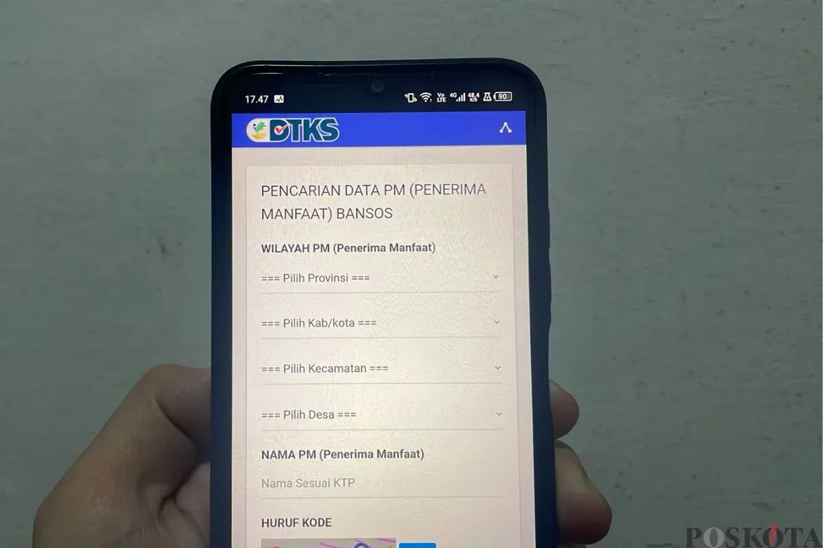 Cara cek penerima manfaat bantuan sosial pemerintah. (Sumber: Poskota/Faiz)