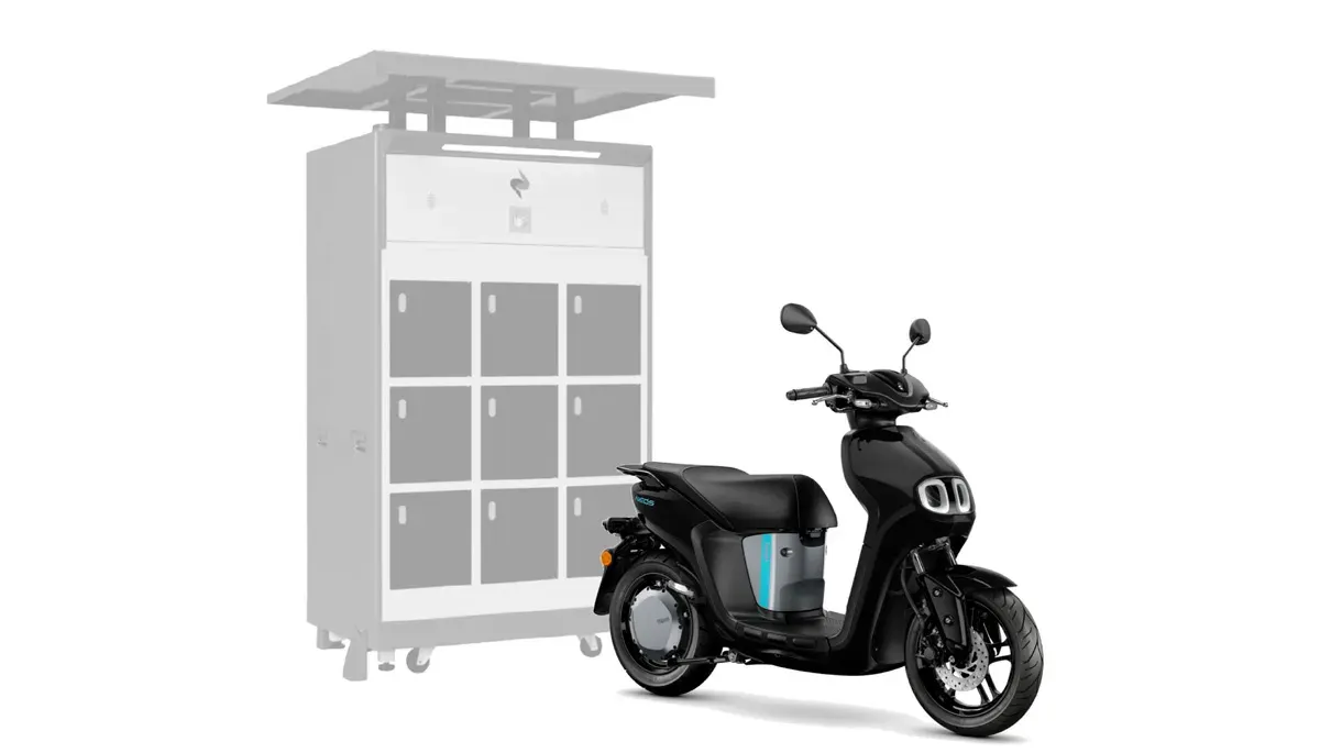 Yamaha uji coba motor listrik dengan sistem tukar baterai bersama layanan ride sharing. (Sumber: Dok Yamaha Indonesia)