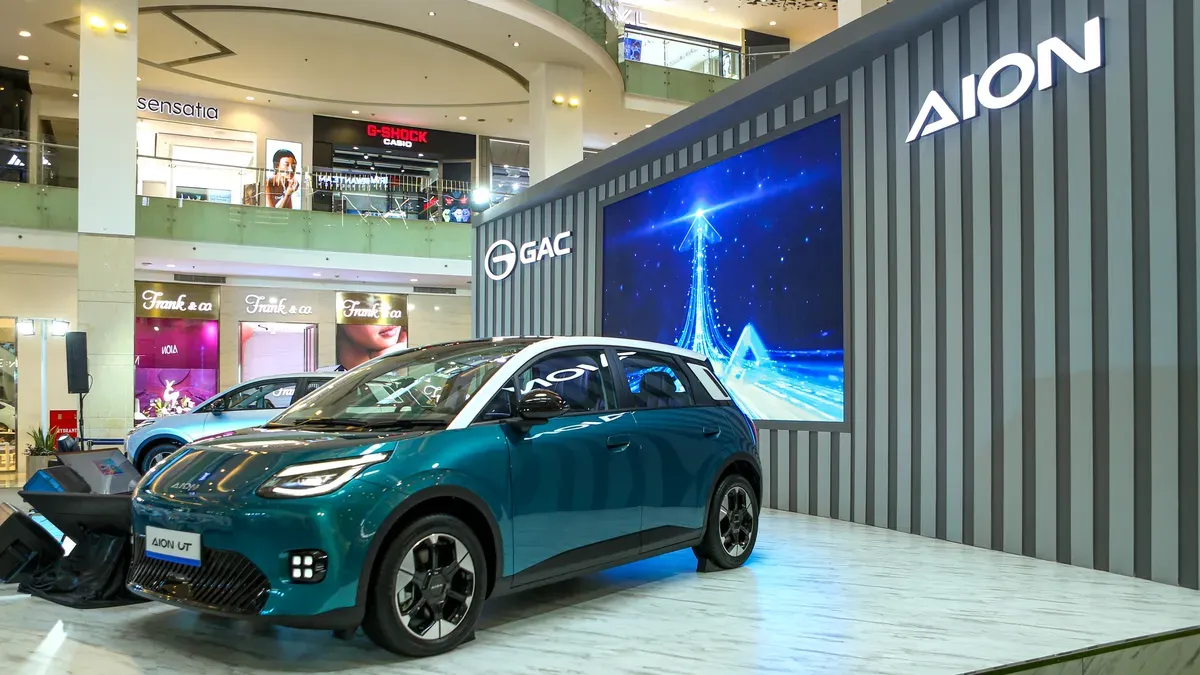 GAC Indonesia resmi merilis AION UT, mobil listrik hatchback dengan harga mulai Rp325 juta. (Sumber: GAC Indonesia)