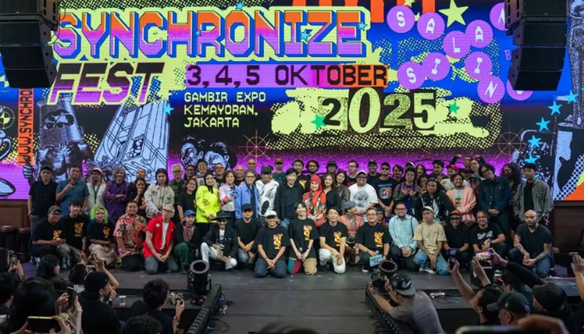 Synchronize Festival 2025, 2-5 Oktober di JIEXPO Kemayoran. Saksikan 144 musisi dari berbagai generasi dan genre dalam satu panggung. (Sumber: Instagram/@synchronizefest)