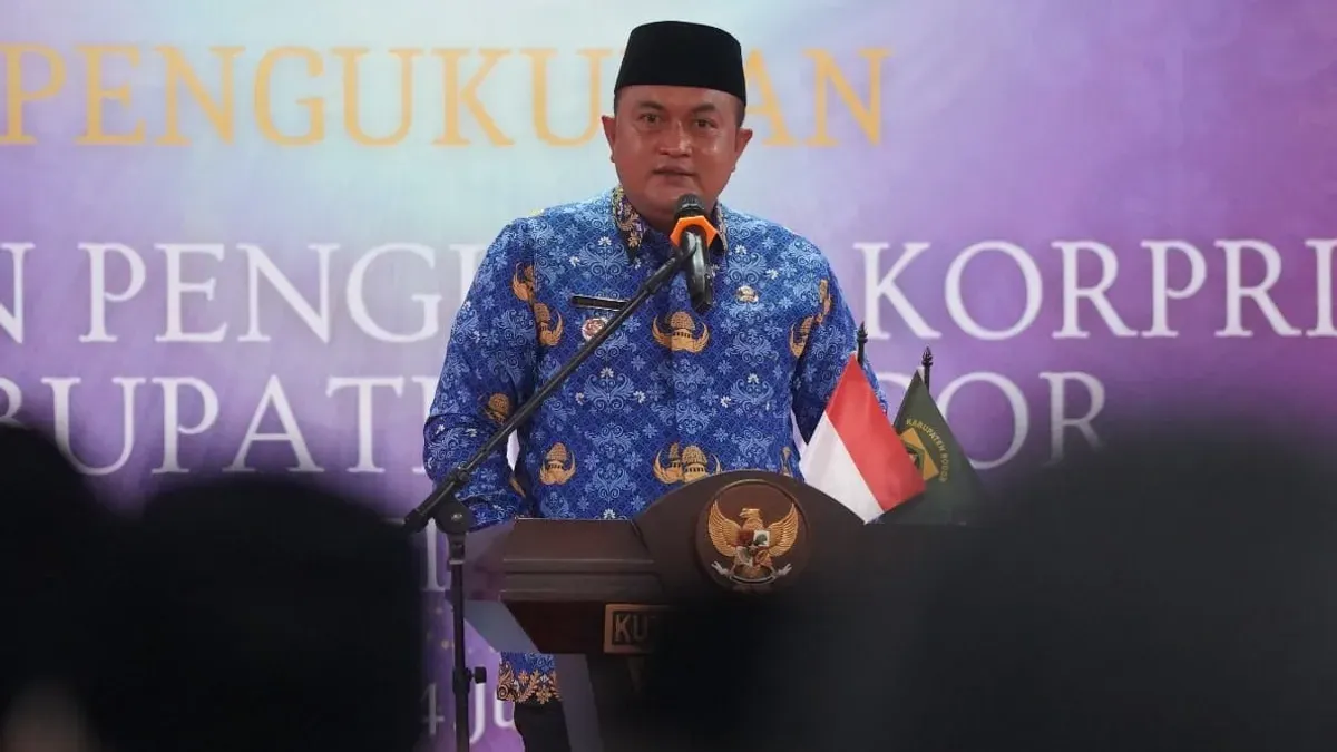 Bupati Bogor Rudy Susmanto, mengeluarkan Surat Edaran yang meminta ASN Pemkab jangan flexing (Sumber: Pemkab Bogor)