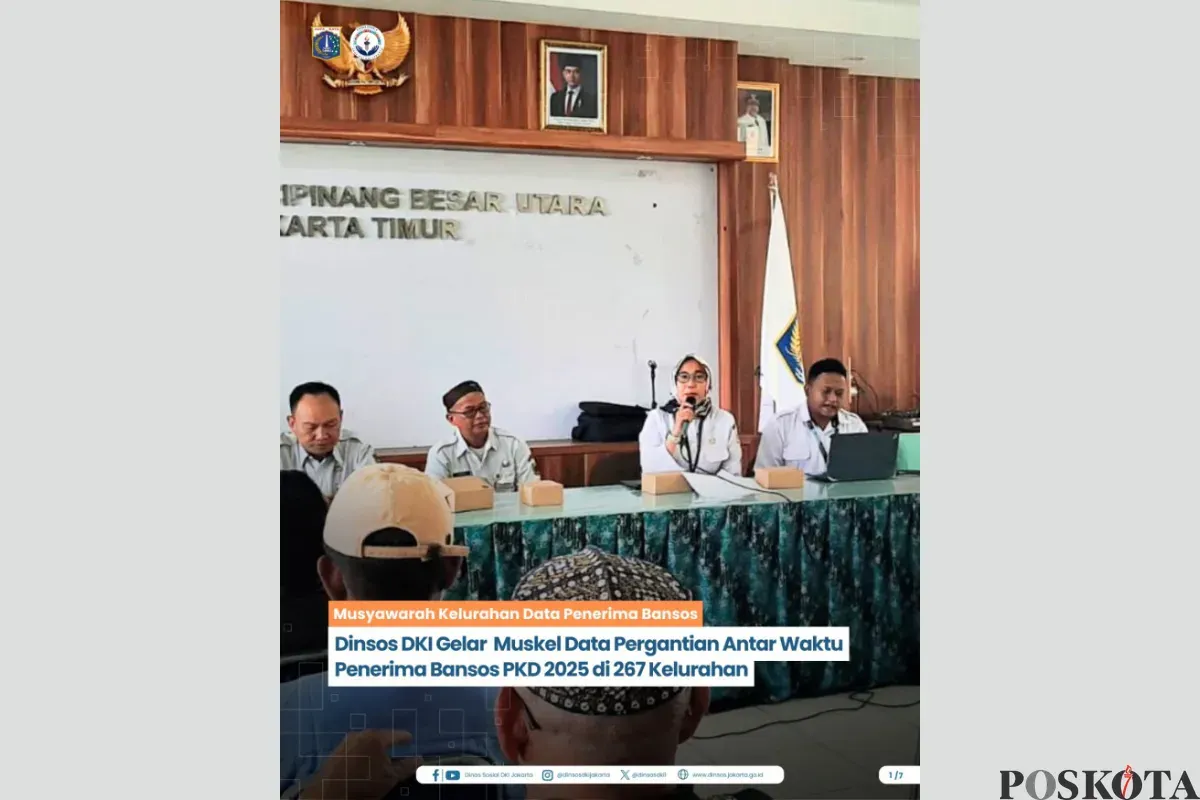 Dinsos DKI Adakan Sosialisasi Muskel Terkait Pergantian Penerima Bansos PKD 2025 di 267 Kelurahan (Sumber: Dinas Sosial DKI Jakarta)