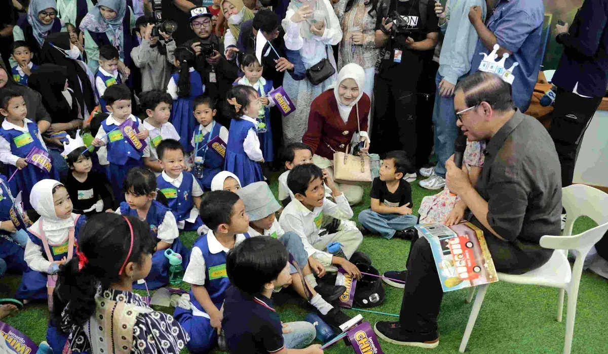 Gubernur Jakarta, Pramono Anung, saat meresmikan Happy Hope Preschool di Jalan Ampera Raya, Cilandak Timur, Pasar Minggu, Sabtu, 13 Agustus 2025. (Sumber: Kominfotik Pemprov Jakarta)