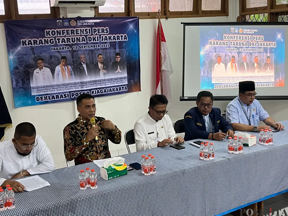 Pemprov Jakarta mengajak Karang Taruna untuk bersama-sama berperan aktif dalam menjaga Jakarta. (Sumber: Poskota/Pandi Ramedhan)