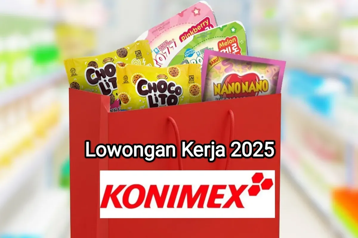 Lowongan kerja PT Konimex September 2025. (Sumber: Instagram/@konimex.group)