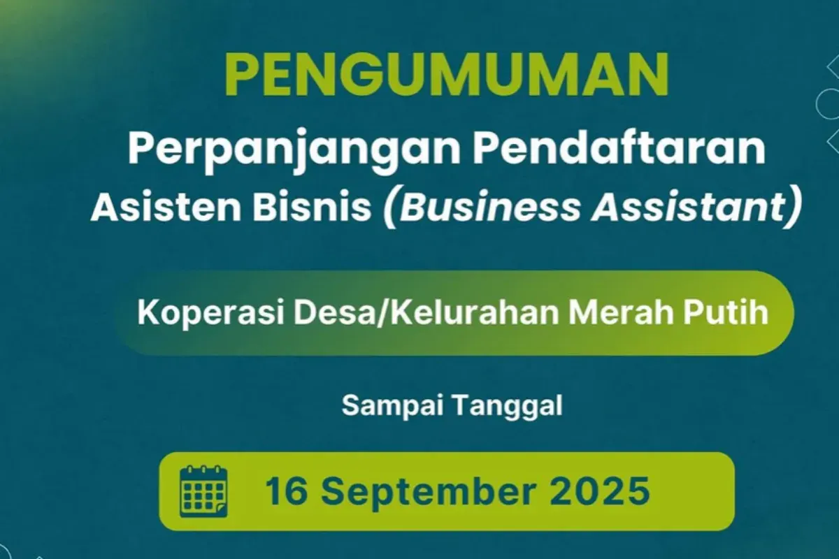 Ilustrasi pendaftaran loker Asisten Bisnis Kemenkop. (Sumber: Instagram/@kemenkop)