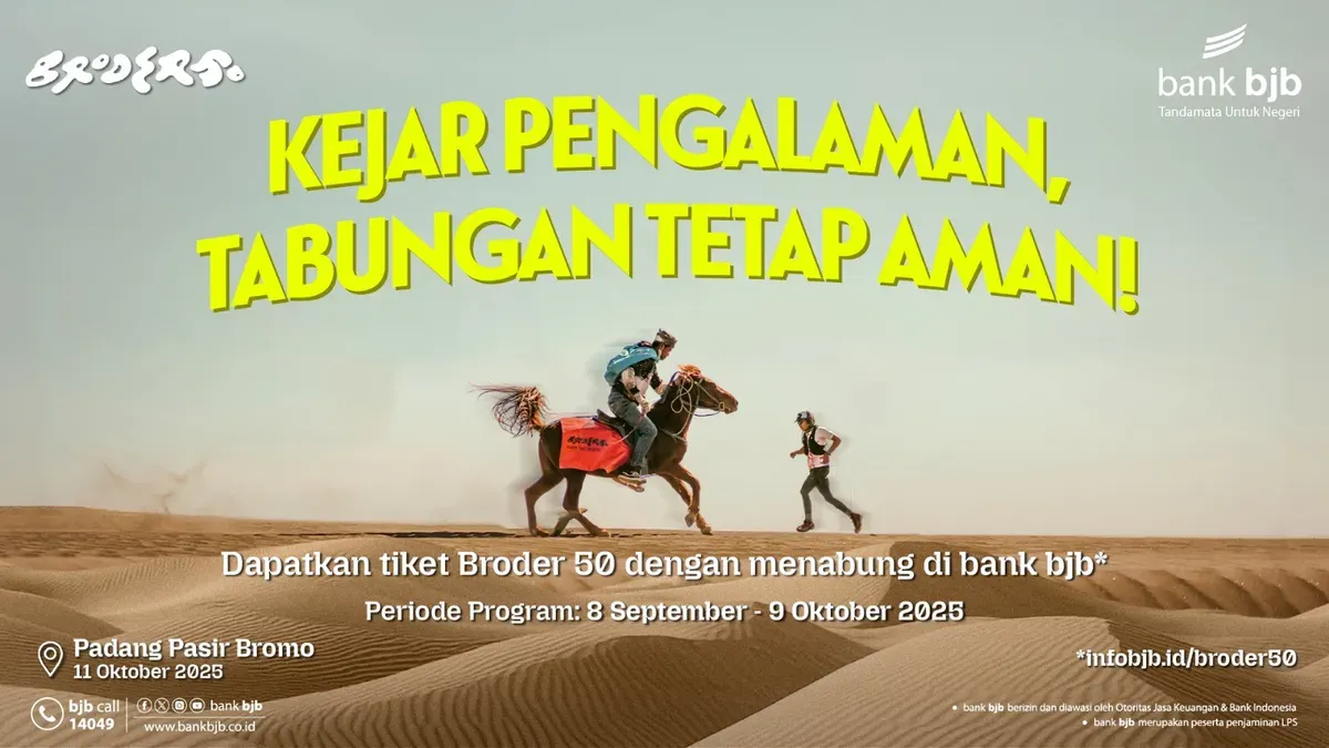 Promo Bromo Desert Race – 50 (BRODER50) dari bank bjb. (Sumber: Dok. bank bjb)