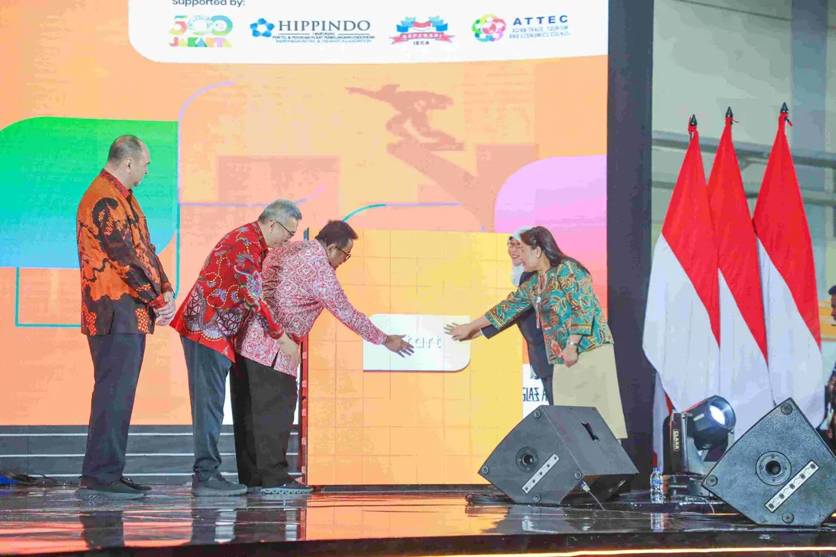 Wakil Gubernur Jakarta, Rano Karno membuka JITEX 2025 di JICC, Jakarta Pusat, Rabu, 17 September 2025. (Sumber: Dok. Kominfo Pemprov Jakarta)