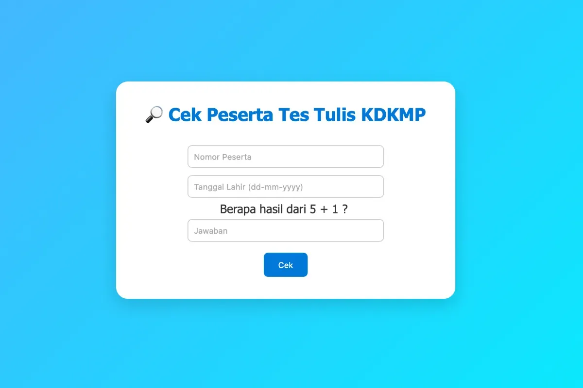 Ilustrasi cek jadwal dan nama peserta PMO Koperasi Merah Putih 2025. (Sumber: aac.unair.ac.id)