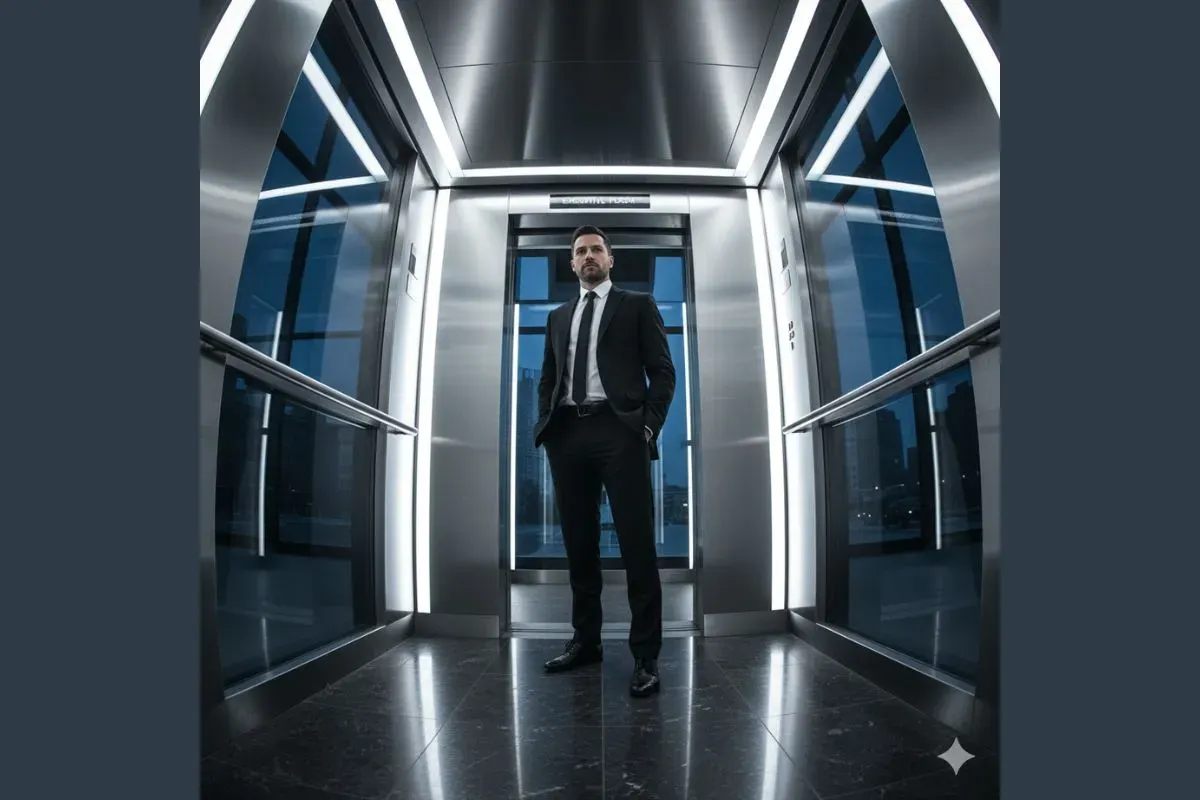 10 prompt Gemini AI untuk foto jas di lift (Sumber: Gemini AI)