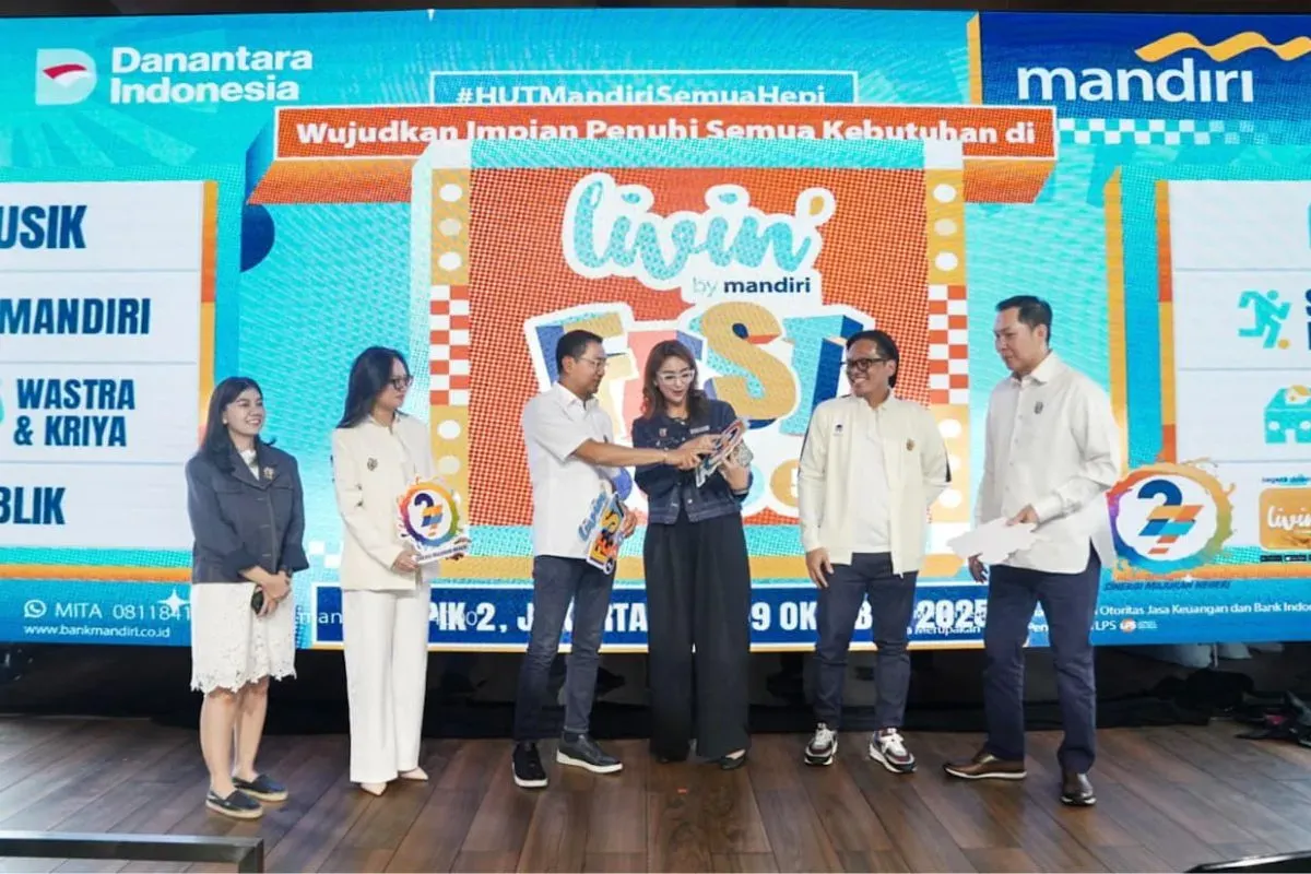 Bank Mandiri akan menggelar Livin’ Fest 2025 dalam perayaan hari jadi ke-27 tahun. (Sumber: Dok. Bank Mandiri)